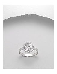 White CZ Ring In 92.5 Sterling Silver
