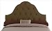 Skyline Furniture 86 Tufted High Arch Headboard in Khaki