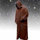 Brown Space Rug - Fleece Hooded Robe