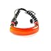 Polished Agate and Black Onyx ID Style Bracelet