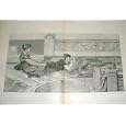 LOVE IN IDLENESS BY ALMA TADEMA Antique Print FINE ART