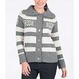 LCW Lambswool Johnny Collar Cardigan at Liz Claiborne