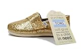 Toms Kids Classics Glitter Gold 007013d11-Gold 6.5