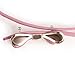 TopTie Thin Waist Belt Cute Bow Buckle WHITE
