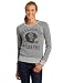 NFL Women's Pittsburgh Steelers Heather Vintage French Terry Raglan (Grey Heather, Large)