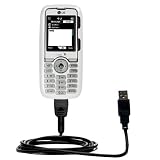 Classic Straight USB Cable for the LG Rumor with Power Hot Sync and Charge capabilities - Gomadic Brand w/ TipExchange Technology