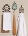 Bird Cage Hooks and Towel Holder Set of 3