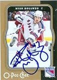 Ryan Hollweg autographed Hockey Card (New York Rangers) 2007-2008 O-Pee-Chee