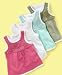 Greendog Little Girl Crochet-Trim Layered Tank