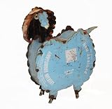 Recycled Metal Garden Art Sculpture: Bo Peep Sheep