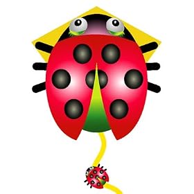 Ladybug Deluxe Diamond Kite