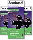 Sambucol Black Elderberry Immune System Support, Sugar Free 4 fl oz (120 ml)