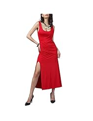 Polyester Cocktail Ruched Slit Sleeveless Tank Evening Dress/Homecoming Dress/Bridesmaid Dress/Prom Dress/Party Dress/Maxi Dress 