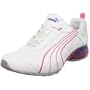 PUMA Women's Cell Inertia Fade Sneaker,White/Hot Pink/Team Violet,8.5 B(M) US