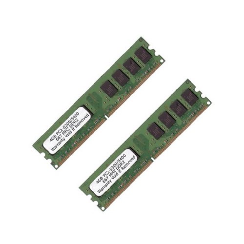 8GB  2 X 4GB  DDR2 DIMM 240 PIN 667Mhz PC2 5400 PC2 5300 8 GB