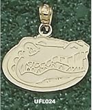 Univ Of Florida Gator Head 1/2 Charm/Pendant -14K/10K, Stainless Steel or Gold Plated