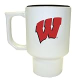 NCAA University of Wisconsin 17-Ounce Classic Series Ceramic Travel Mug