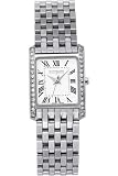Wittnauer Ladies Stainless Steel Watch with Diamond Bezel 10R00