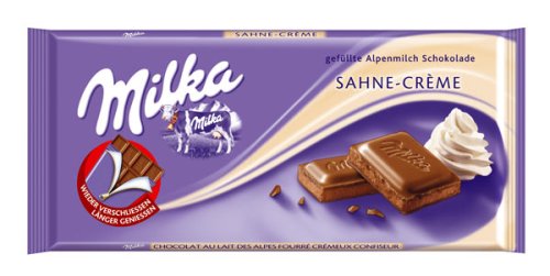 Milka Sahne Crème Chocolate 100g by Milka