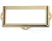 File Card Holder Brass 3 1/2 x 1 11/16