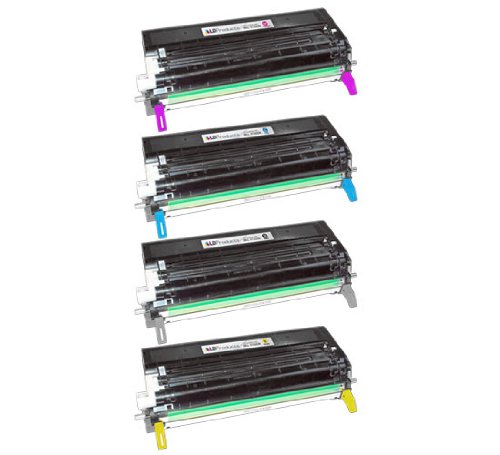 LD Â© 4 Dell HY Remanufactured 3130cn toners 1Bk,C,M,Y
