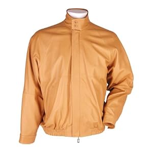 Buy Bruno Magli Mens Andrea Leather Jacket by Bruno Magli