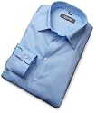 Kenneth Cole Reaction Men's Spread Collar Tonal Solid Woven Shirt