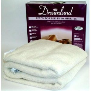 Dreamland Luxury Fleece Perfect-Fit Electric Mattress Cover Single