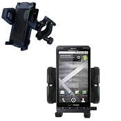 Bike Handlebar Holder Mount System for the Motorola DROID X2 - Gomadic Brand