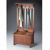 Butler Mission Hall Tree Antique Cherry - 7005011
