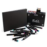 Touch Twin Markers 48 Set - 48 Markers AND A4 Blackbook Set from Graff-City
