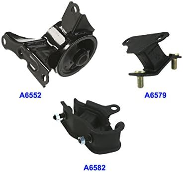 MaxBene Fits: 1998-2004 Acura Honda CL TL Accord Odyssey Set 3PCS Transmission Engine Motor Mount 50820-S87-A81, 50806-S87-A80, 50805-S87-A80, 8898, 8974, 8986
