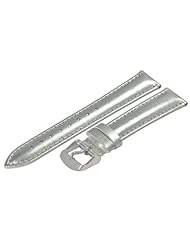 16mm Metallic Silver Watch Band with Built in Quick Release Pins - Fits All Watches!!!