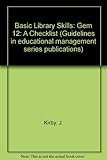 Basic library skills : a checklist