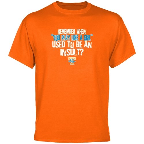 NCAA Tennessee Lady Vols Tennessee Orange Like a Girl T-shirt