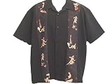 Rock Steady Clothing Last Call Pin Up Girl Rockabilly Bowling Shirt Club Shirt