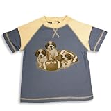 Dogwood - Toddler Boys Short Sleeve Tee Shirt, Blue, Sand