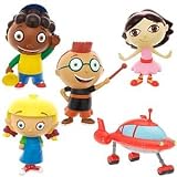 Disney Little Einsteins 5 Piece Figurine Set: Rocket Leo Annie June Quincy