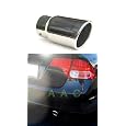 Stainless steel exhaust tip w/ mirror polish finish - Honda Civic 2/4 Door 06+