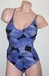 ANNE COLE Lingerie Tank Swimsuit 75613D7 10 BLACK/IRIS