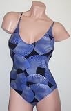 ANNE COLE Lingerie Tank Swimsuit 75613D7 10 BLACK/IRIS