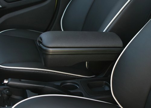 2011-2013 Ford Fiesta Center Console Armrest by Boomerang - Charcoal Black