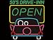 50s DRIVE-INN 450×510 NEON SIGN (ネオンサイン)