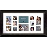 North American Enclosures 9174-5488 Double Mat Picture Frame with 9 Various Openings, Bronze, 12 by 24-Inch