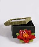 Grehom Floating Candle-Floral Christmas, Handmade Scented Candle, Of natural materials, Packed in a Handmade Gift Box