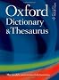 Oxford Dictionary and Thesaurus