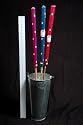 Garden Candle Torch 100cm With Colour Cut Outs 3 Per Pack