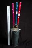 Outdoor Living : Garden Candle Torch 100cm With Colour Cut Outs 3 Per Pack