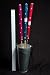 Garden Candle Torch 100cm With Colour Cut Outs 3 Per Pack