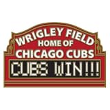Chicago Cubs Wrigley Field Cubs Win! Pin